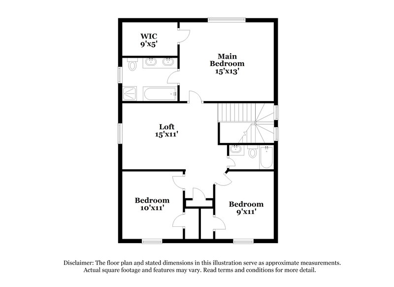 1,755/Mo, 15836 S Alley Ct Houston, TX 77082 Floorplan View 2
