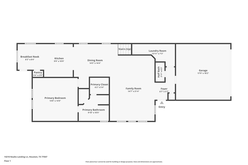 2,260/Mo, 14210 Noahs Landing Ln Houston, TX 77047 Floor Plan View 2