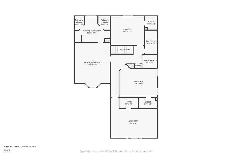 1,890/Mo, 25222 Barmby Dr Tomball, TX 77375 Floor Plan View 2
