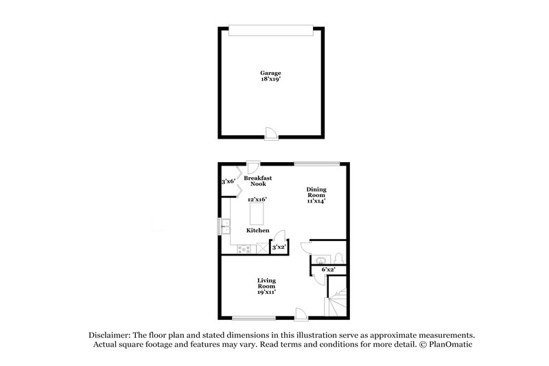 1,710/Mo, 1671 Nichole Woods Dr Houston, TX 77047 Floorplan View