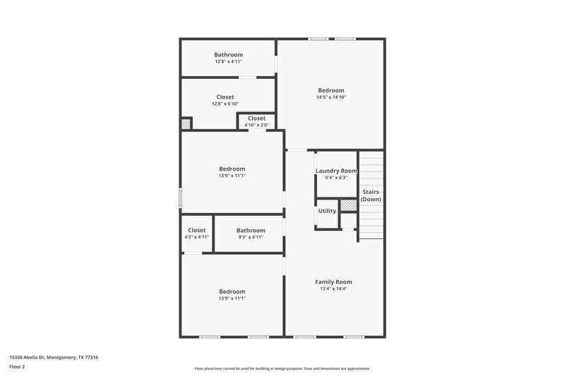 1,650/Mo, 15330 Abella Dr Montgomery, TX 77316 Floorplan View 2