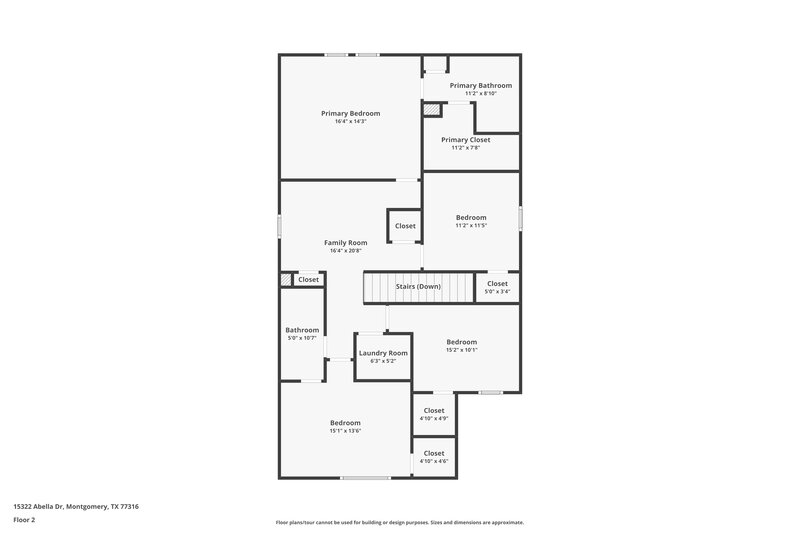 1,775/Mo, 15322 Abella Dr Montgomery, TX 77316 Floorplan View 2