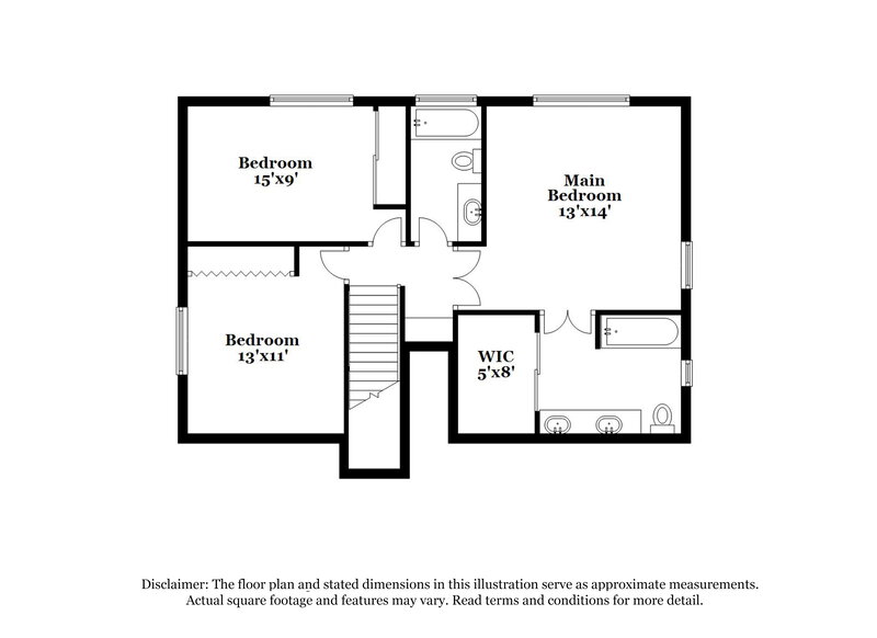 1,920/Mo, 9758 Overmead Dr Houston, TX 77065 Floor Plan View