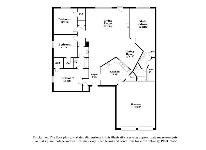 2,035/Mo, 20010 S Pecos Valley Trl Katy, TX 77449 Floor Plan View