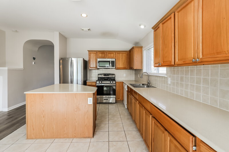 1,910/Mo, 6227 Channelbrook Ln Spring, TX 77379 Kitchen View 2