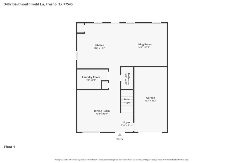 0/Mo, 3407 Dartmouth Field Ln Fresno, TX 77545 Floor Plan View 2
