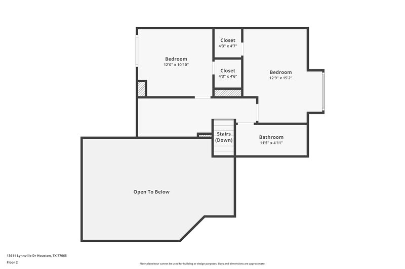 2,145/Mo, 13611 Lynnville Dr Houston, TX 77065 Floor Plan View 2
