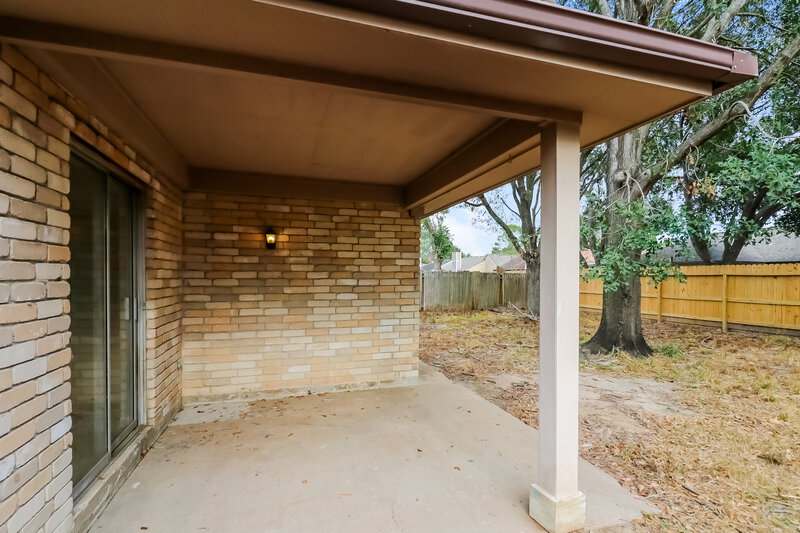 1,705/Mo, 19523 Elmtree Estates Dr Katy, TX 77449 Covered Patio View