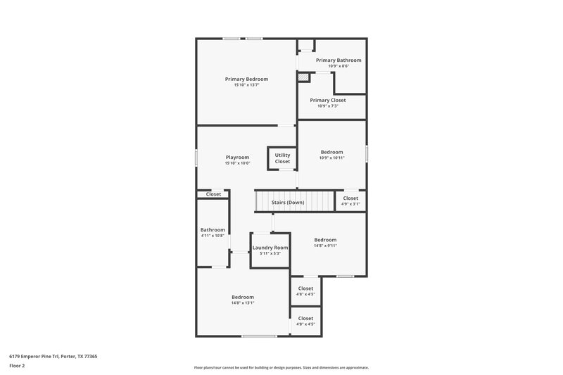 1,980/Mo, 6179 Emperor Pine Trl Porter, TX 77365 Floor Plan View