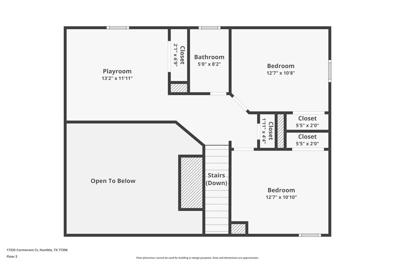 2,020/Mo, 17335 Cormorant Ct Humble, TX 77396 Floor Plan View 2