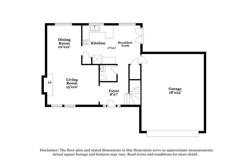 2,075/Mo, 22703 Stratford House Ln Katy, TX 77449 Floor Plan View