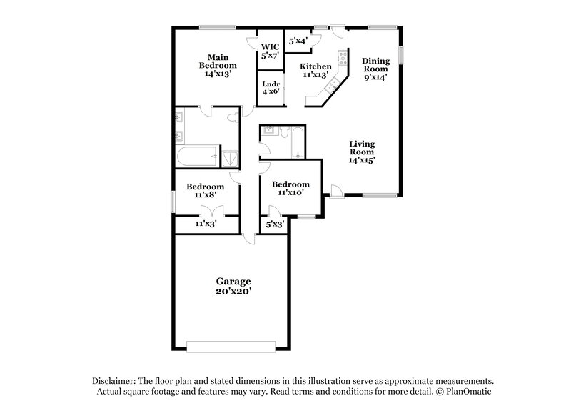1,865/Mo, 6502 Beeston Hill Dr Katy, TX 77449 Floor Plan View