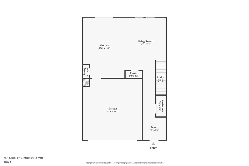 1,555/Mo, 15318 Abella Dr Montgomery, TX 77316 Floor Plan View