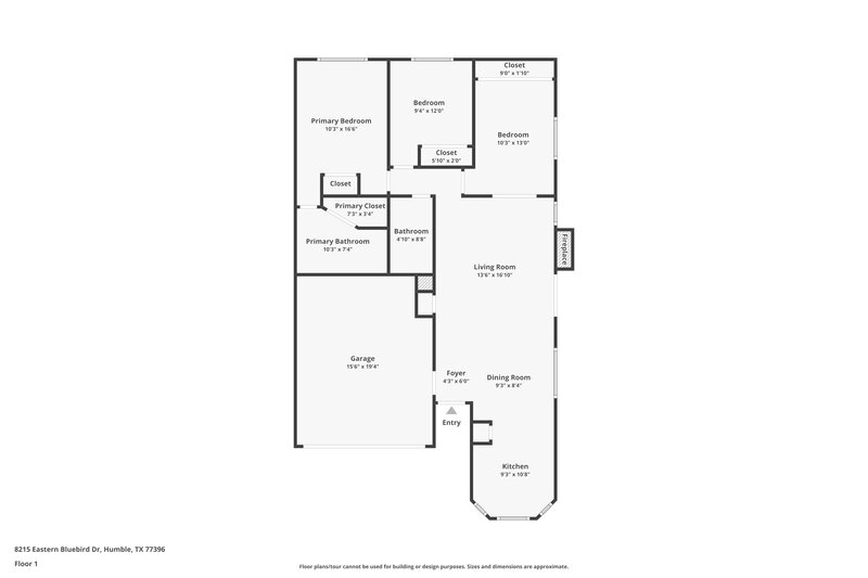 1,610/Mo, 8215 Eastern Bluebird Dr Humble, TX 77396 Living Room View