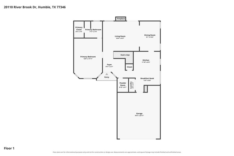 1,735/Mo, 20110 River Brook Dr Humble, TX 77346 Floor Plan View