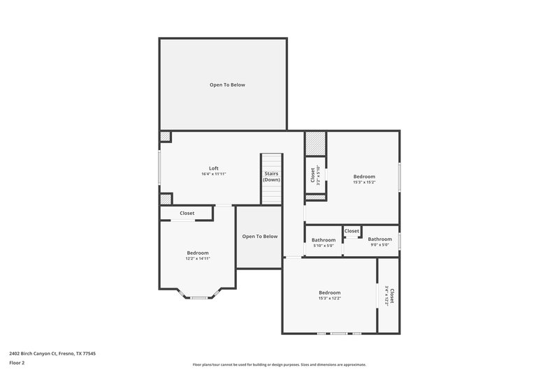 2,165/Mo, 2402 Birch Canyon Ct Fresno, TX 77545 Floor Plan View 2