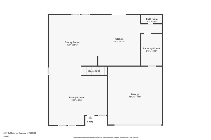 1,830/Mo, 5027 Oakbriar Ln Richmond, TX 77469 Floorplan View