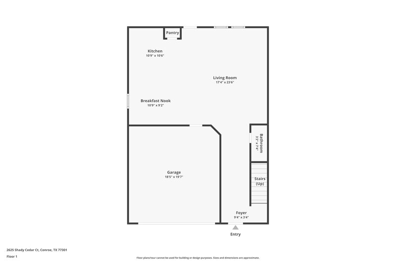 1,995/Mo, 2625 Shady Cedar Ct Conroe, TX 77301 Floor Plan View