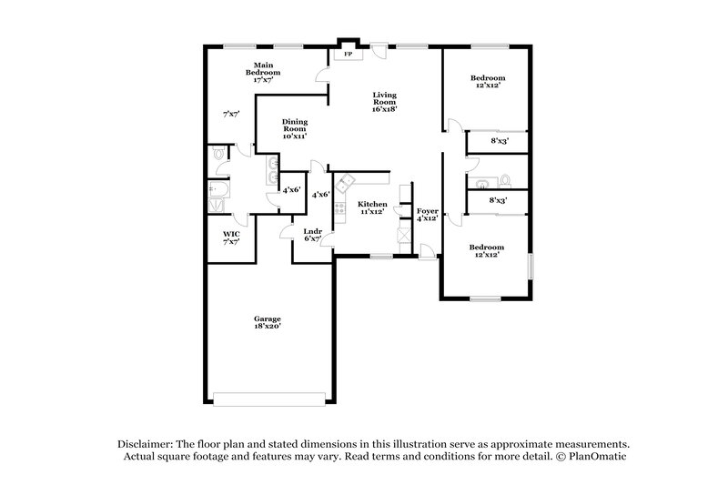 2,660/Mo, 3035 Sandpiper St Humble, TX 77396 Floor Plan View