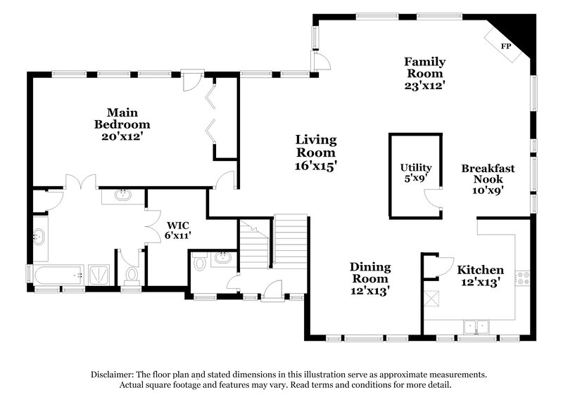 2,470/Mo, 128 Lake Point Dr League City, TX 77573 Floor Plan View