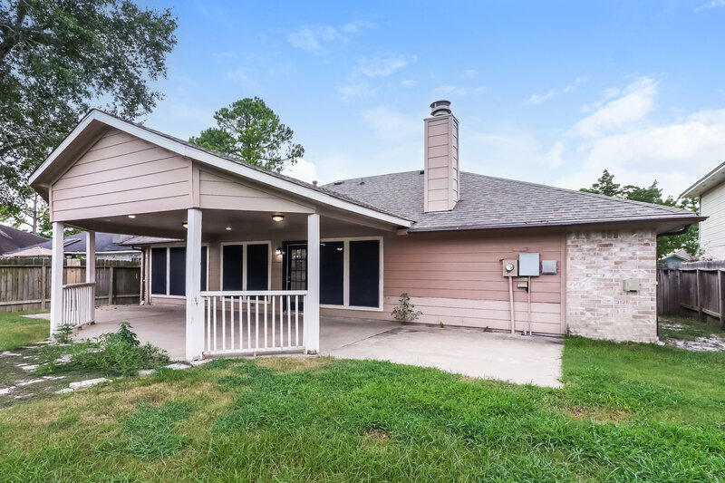 2,130/Mo, 8530 Sunny Ridge Dr Houston, TX 77095 Rear View