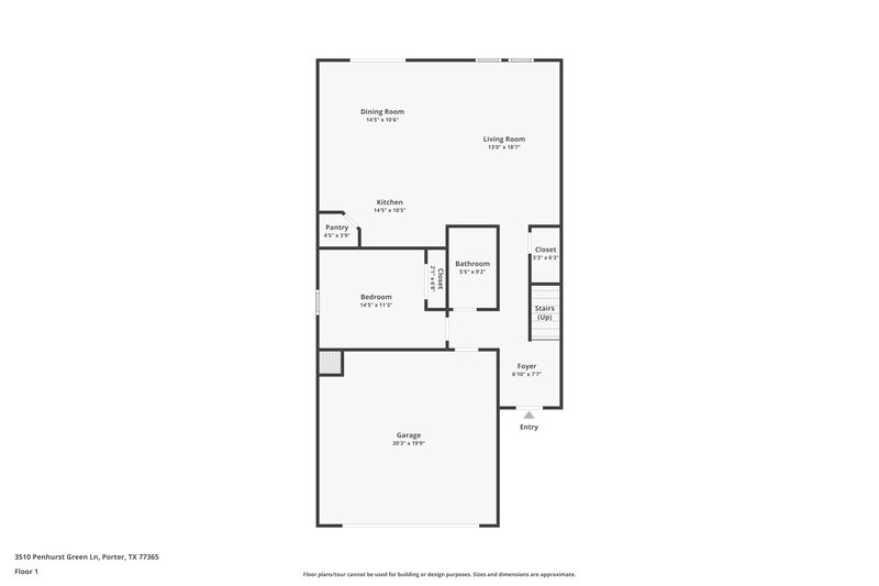 2,080/Mo, 3510 Penhurst Green Ln Porter, TX 77365 Floor Plan View
