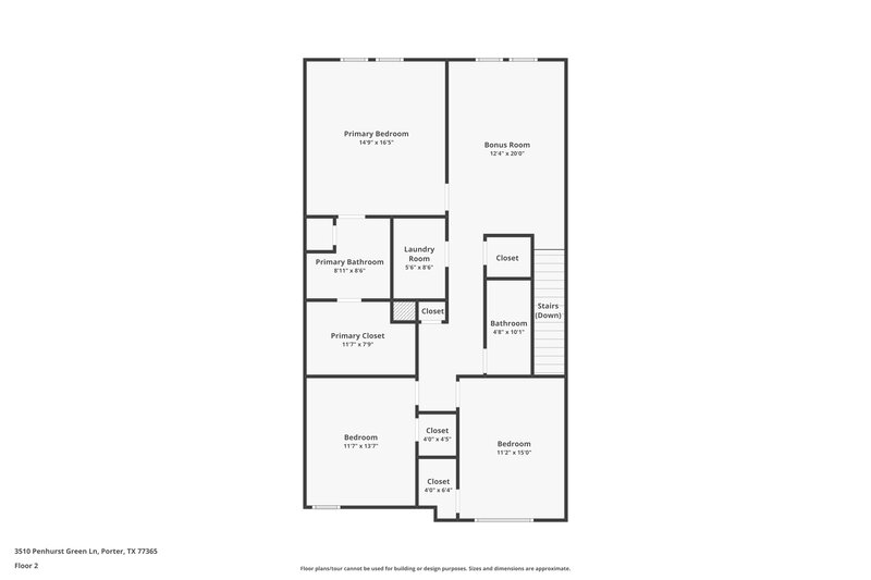 2,080/Mo, 3510 Penhurst Green Ln Porter, TX 77365 Floor Plan View 2