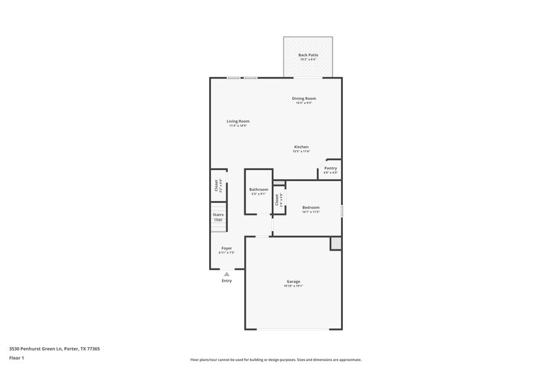 2,080/Mo, 3530 Penhurst Green Ln Porter, TX 77365 Floor Plan View 2