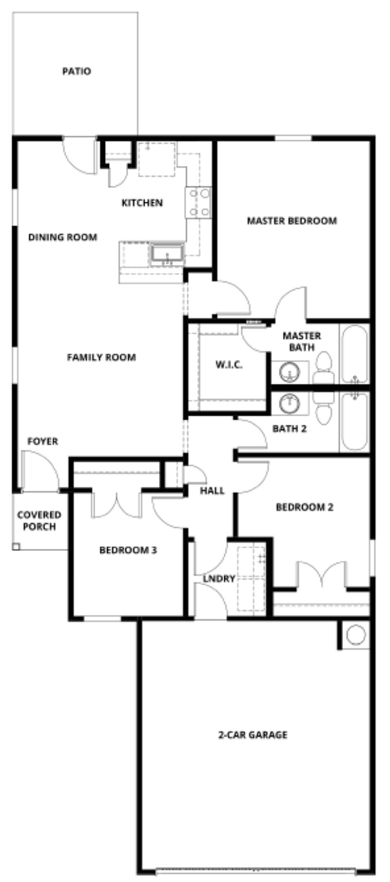 1,825/Mo, 7542 Tipton Meadow Way Richmond, TX 77469 Floorplan View
