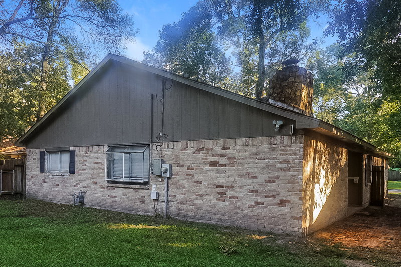 1,970/Mo, 3114 Timberlark Dr Kingwood, TX 77339 Rear View