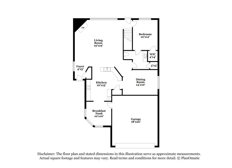 1,925/Mo, 9858 Wing St Conroe, TX 77385 Floor Plan View