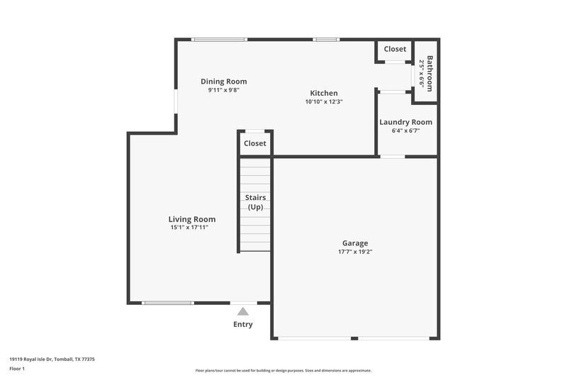 1,810/Mo, 19119 Royal Isle Dr Tomball, TX 77375 Floorplan View 2