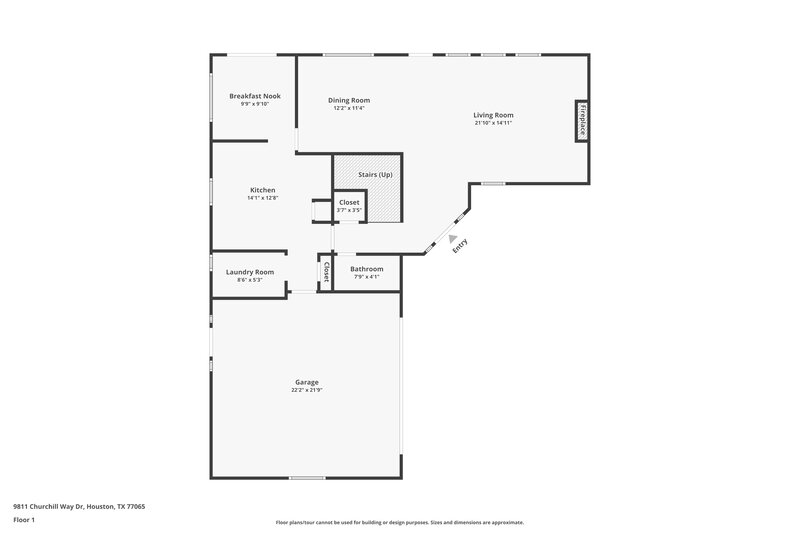 1,940/Mo, 9811 Churchill Way Dr Houston, TX 77065 Floor Plan View 2