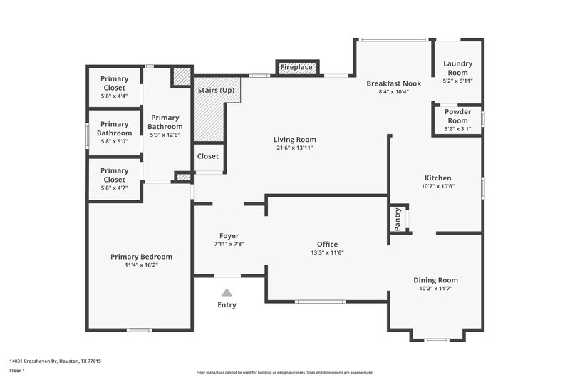 1,990/Mo, 14031 Crosshaven Dr Houston, TX 77015 Floor Plan View