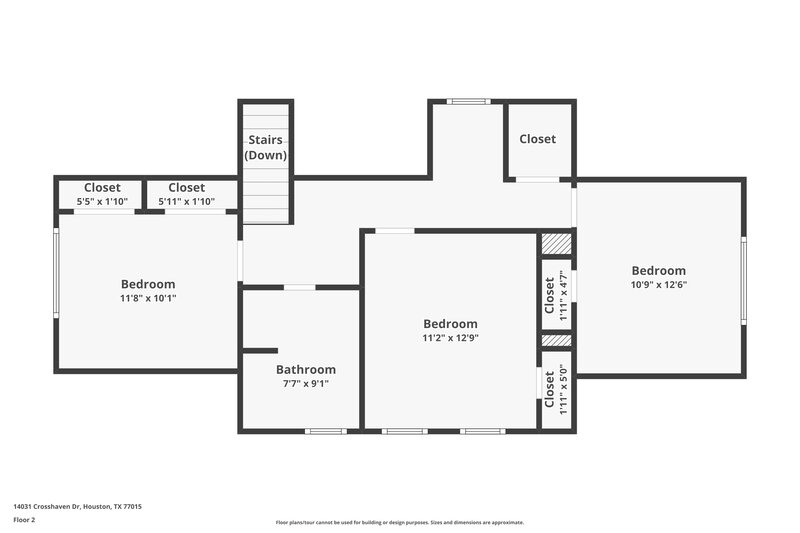 1,990/Mo, 14031 Crosshaven Dr Houston, TX 77015 Floor Plan View 2