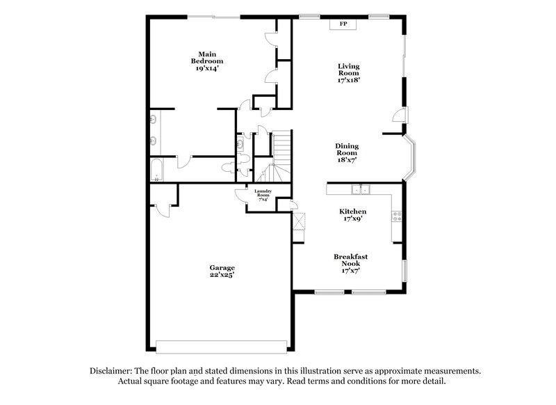 2,205/Mo, 3410 Truckee Dr Houston, TX 77082 Floor Plan View