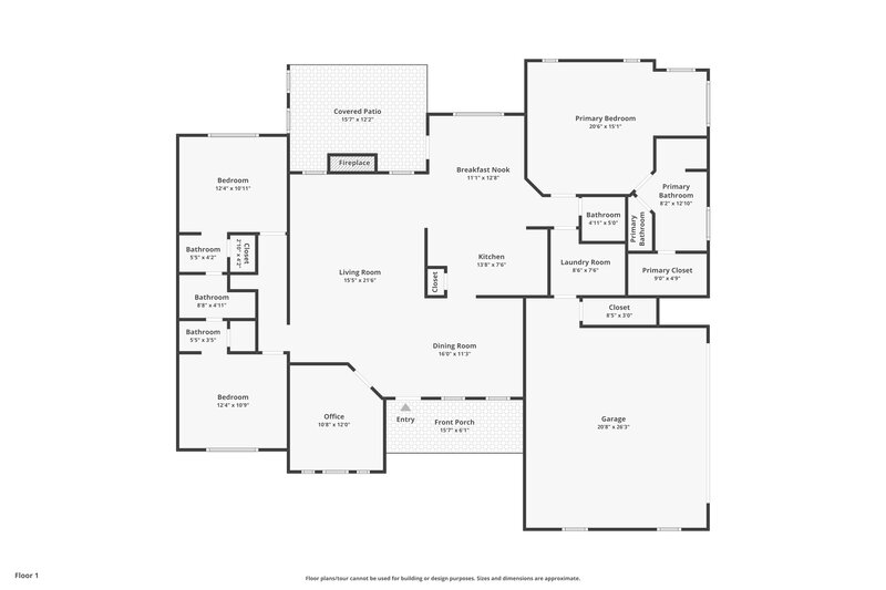2,290/Mo, 16109 McQueen Rd Conroe, TX 77302 Floor Plan View