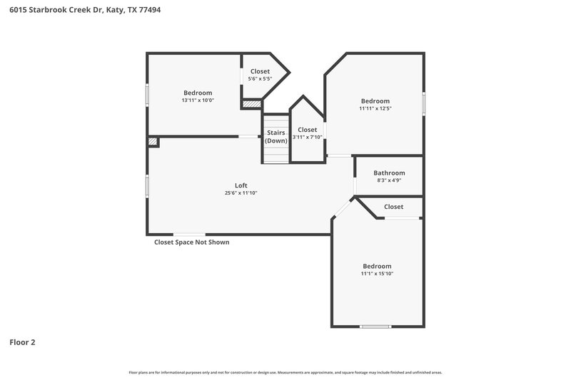 2,315/Mo, 6015 Starbrook Creek Dr Katy, TX 77494 Floor Plan View 2