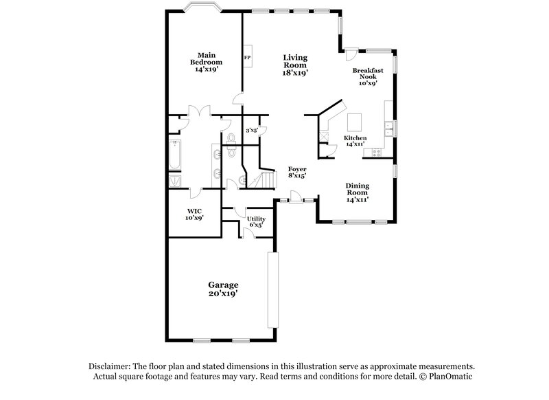 2,365/Mo, 11915 Miramar Shores Dr Houston, TX 77065 Floorplan View