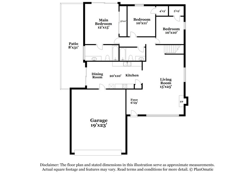 1,890/Mo, 17219 Harmony Hill Dr Spring, TX 77379 Floor Plan View
