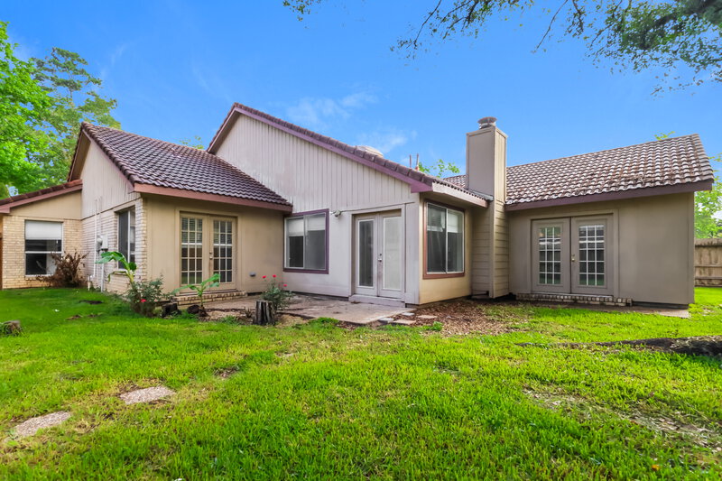 2,035/Mo, 3635 Lost Oak Dr Spring, TX 77388 Rear View