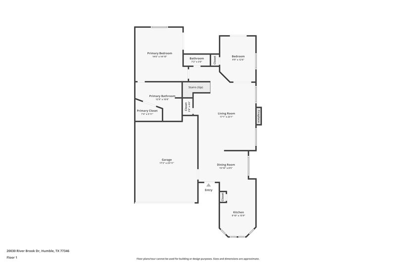 1,805/Mo, 20030 River Brook Dr Humble, TX 77346 Floorplan View