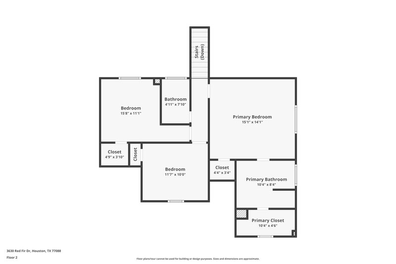 1,780/Mo, 3630 Red Fir Dr Houston, TX 77088 Floor Plan View 2