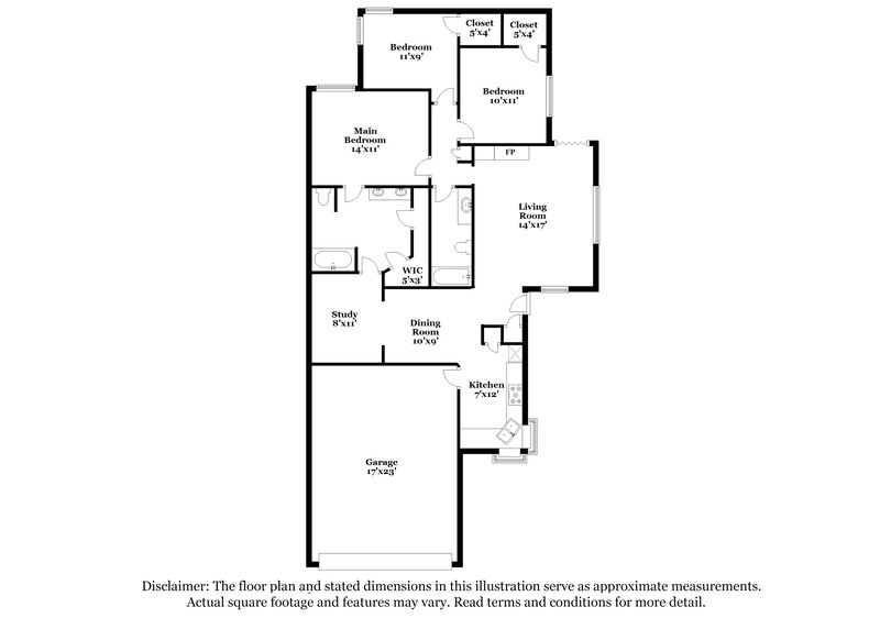 1,800/Mo, 20119 River Brook Dr Humble, TX 77346 Floor Plan View