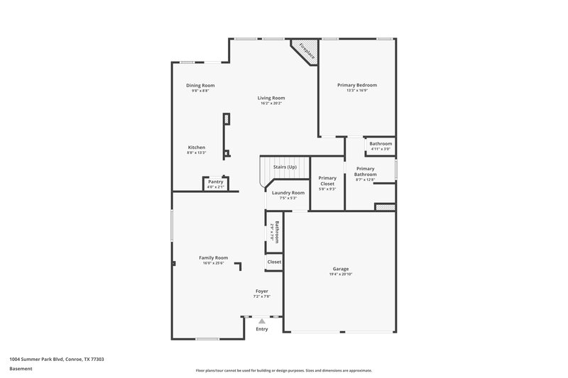 2,035/Mo, 1004 Summer Park Blvd Conroe, TX 77303 Floor Plan View