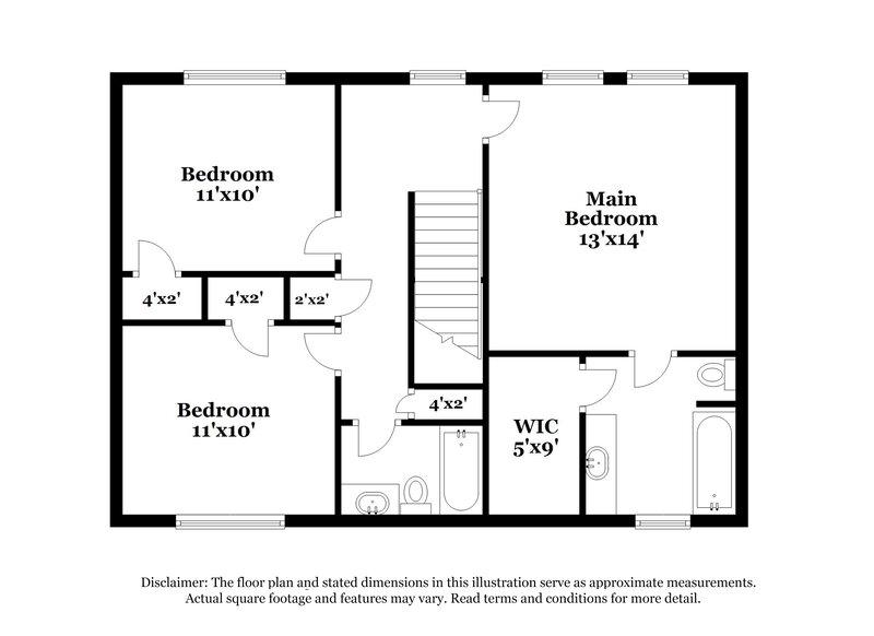 1,940/Mo, 2622 Umiak Drive Houston, TX 77045 Floor Plan View 2