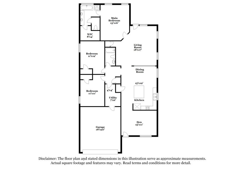 2,810/Mo, 2530 Montana Blue Drive Spring, TX 77373 Floor Plan View
