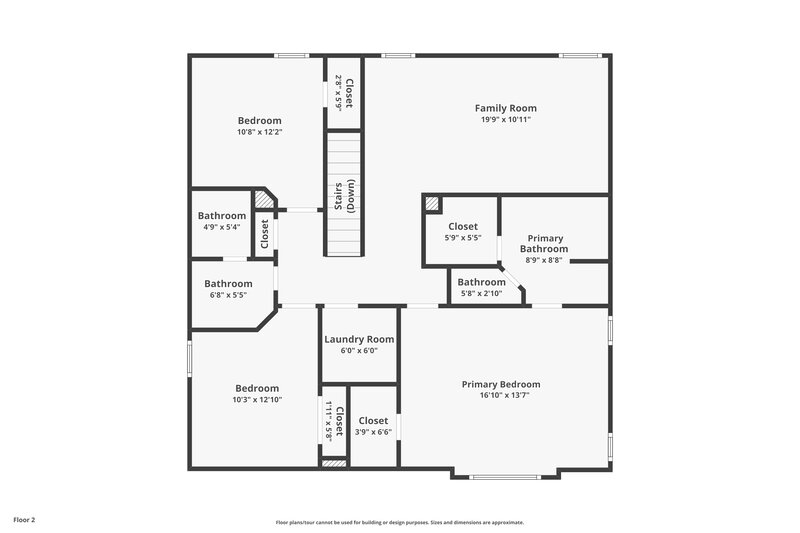 1,945/Mo, 16728 Foursquare Drive Conroe, TX 77385 Floor Plan View 2