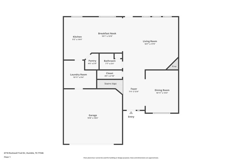 2,275/Mo, 6718 Rockwall Trail Drive Humble, TX 77346 Floor Plan View