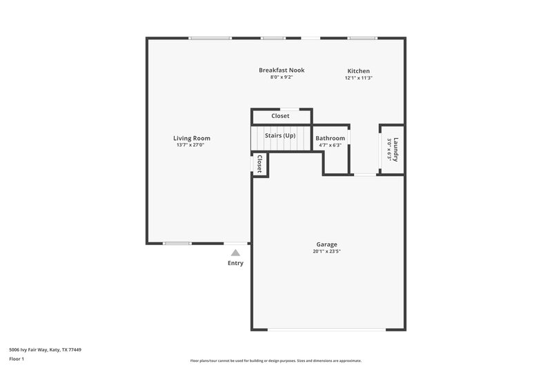 1,805/Mo, 5006 Ivy Fair Way Katy, TX 77449 Living Room View